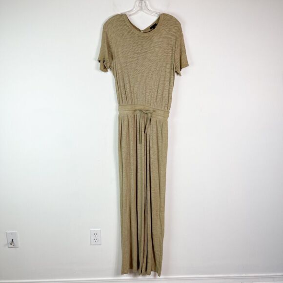 ATM NWOT Tan Sublime Wash Drawstring Jumpsuit Size XS - Picture 2 of 6